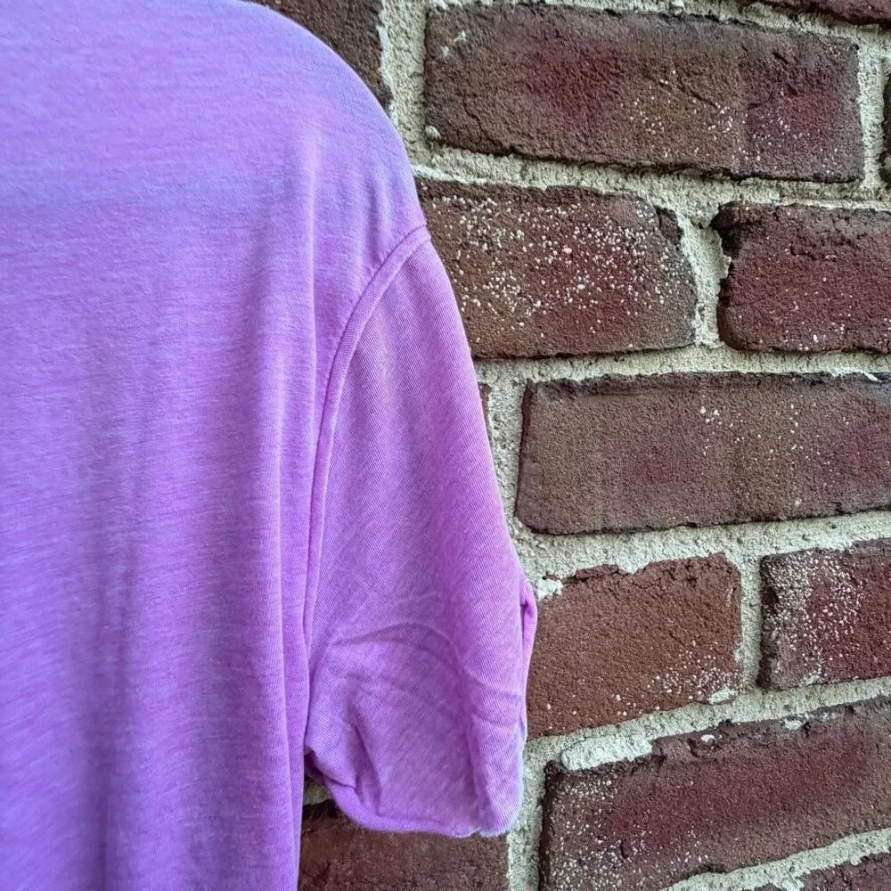 Free People X We The Free Vella Pocket Burnout Oversized Tee pink XS NEW